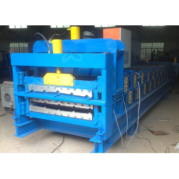 Automatic Roofing Sheet Roll Forming Machine Double Layer Corrugated and IBR