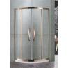 Buy cheap 304 Stainless Steel Quadrant Shower Enclosures Rose Gold Two sliding glass from wholesalers