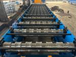 7 rib trapezoidal roofing sheet roll forming machine metal roof machine metal