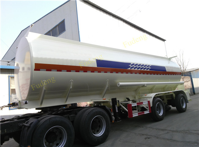 Fudeng 60000L Fuel Tank Semi Trailer 4 Axles 6 Compartments For Fuel Delivery