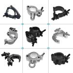 Professional Lighting Clamps for Stage Light 12kg Weight and Free Spare Parts
