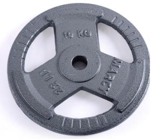 Wholesale three handle painted cast iron barbell plate2.5kg 5kg 7.5kg 10kg 15kg 20kg from china suppliers