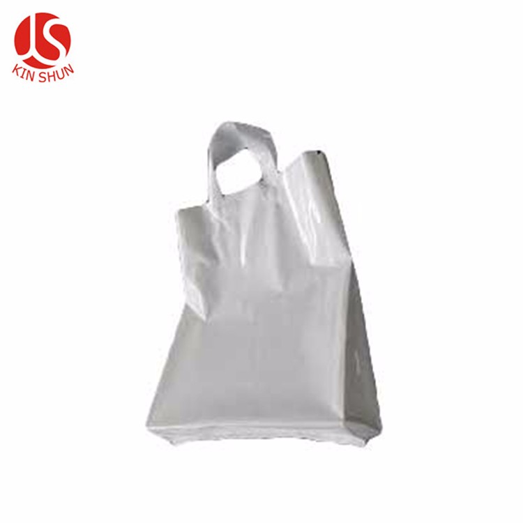 LDPE Plastic Bag Logo Printing Plastic die cut poly handle bag