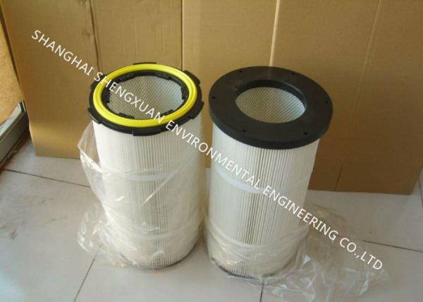 Pleated Air Filter Cartridge Chemicals Resistance For Casting And Blasting Dust