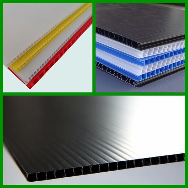 Customsized Antistatic PP Corrugated Box ESD PP Foldable Corrugated Storage Box