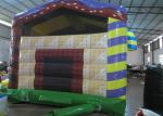 Custom Christmas Bounce House 4.8 X 5.3m , Commercial Inflatable Christmas House