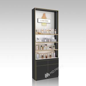 Wholesale DYaS-VK-3 Skincare Display Cabinet with 40mm Acrylic Lightbox and Gold Edging from china suppliers