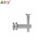 Stainless Steel Adjustable Glass Angle Wall Mounting Bracket Tube Connector