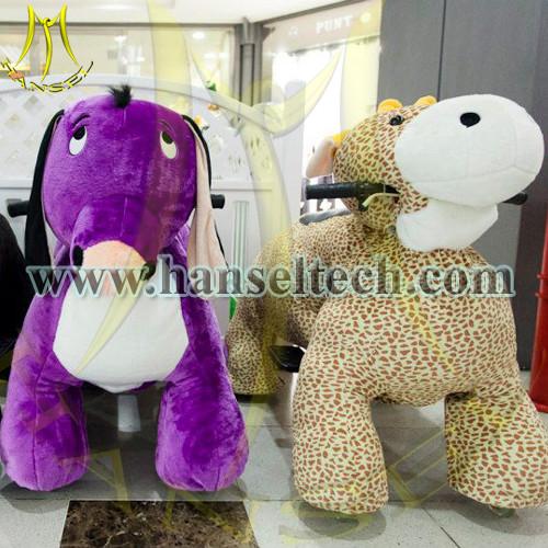 Hansel kids animal riding on toys walking elephant ride plush battery animal