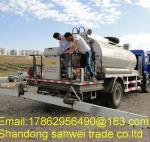 4x2 EURO 3 Asphalt Sprayer Truck , Asphalt Spraying Machine 9-12m / Min