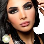 CE0197 Natural Yearly Wildcat Green Contact Lens 3 Tones