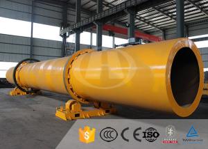 China Horizontal Single Drum Dryers For Wood Chips , Silica Sand Rotary Dryer on sale