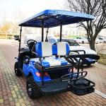 ODM Blue 6KW 4 Seater Golf Cart Electric Powered CE Certificated