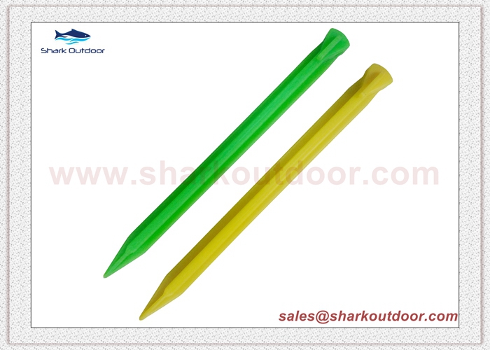 Plastic Tent Pegs Durable Spike Hook Awning Camping Caravan Pegs Accessory