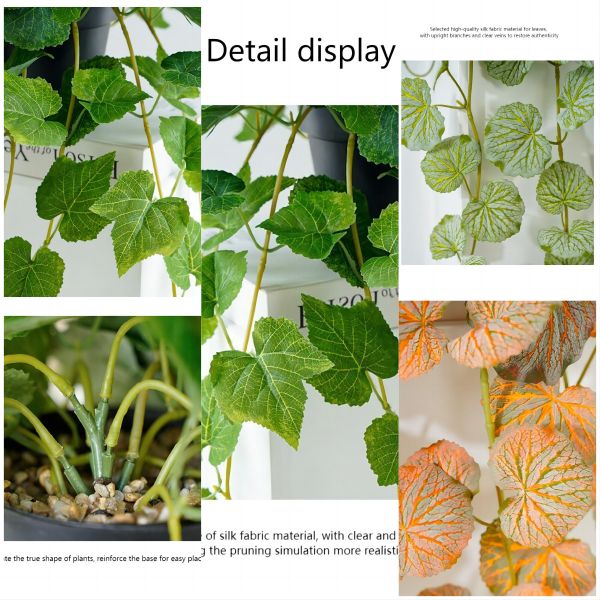 OEM Florist Fake Flowers Realistic Artificial Hanging Baskets With Pots