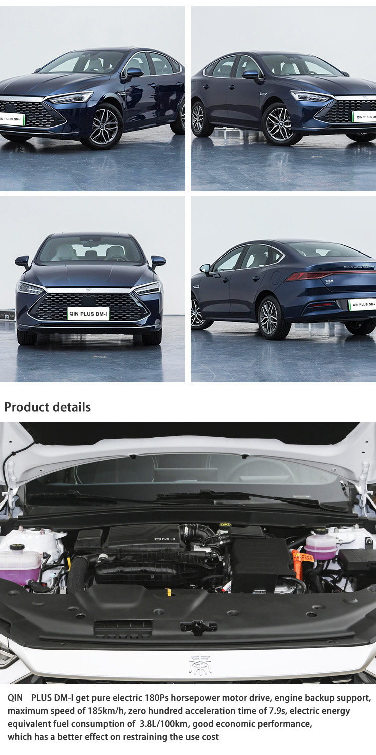 2023 New Energy Electric EV Cars Plug-In Hybrid Byd Qin Plus DM-i