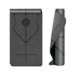 5mm Luxury Anti Slip Black Natural PU Rubber Yoga Mats Private Packaging Custom