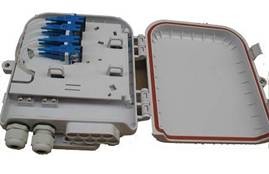 Local Area Network Wall Mount Termination Box 1x4 / 2x4 / 1x8 PLC Splitter