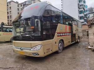 Wholesale 2018 Year Used Bus Yutong Used Trip Bus Zk6122 50 Seat Lhd Support Diesel A/C Golden Color from china suppliers