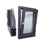 Level 6 Water Tightness Tempered Glass Aluminum Alloy Thermal Break Casement