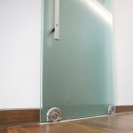 Frost Glass Door Slab Interior Barn Customized Color Size