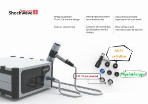 Wholesale Portable 5MJ 80 KPA Vacuum Souction Shockwave Machine from china suppliers