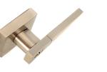 Brass Keys Satin Nickel Room Tubular Door Latches Easy Installation