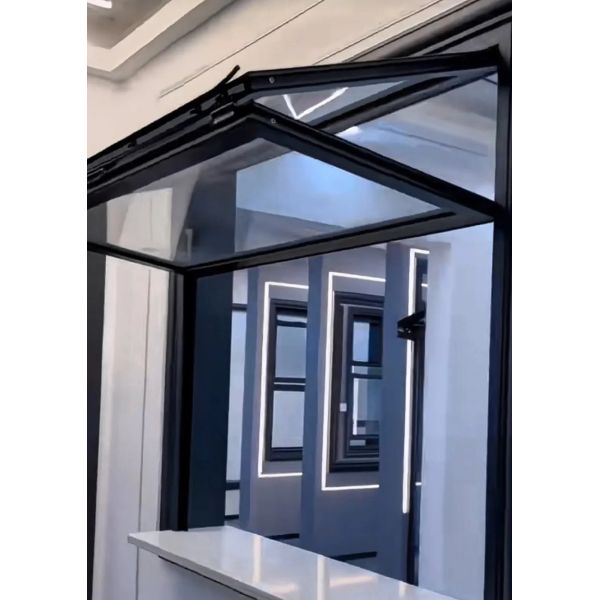 Mediterranean Solar Heat Gain Folding Windows - External Automated Louvers