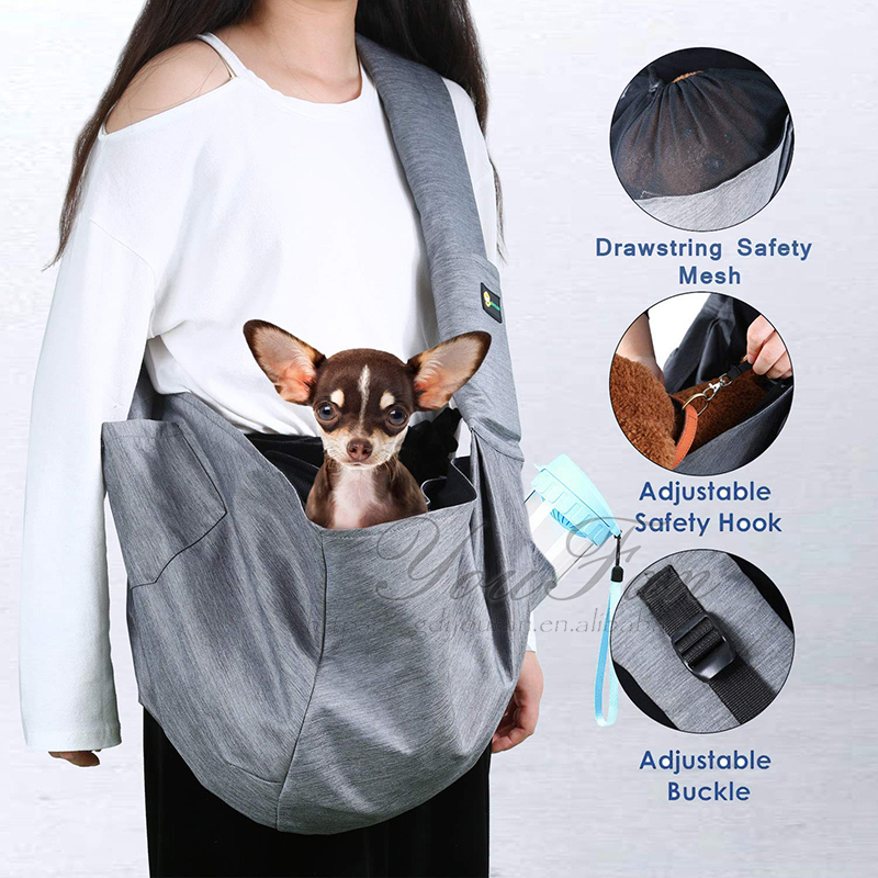 Waterproof Pet Sling Carrier Bag For All Seasons Outdoor Activities