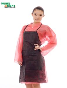 Wholesale Lightweight Oil Proof Disposable Nonwoven Apron Without Sleeves from china suppliers