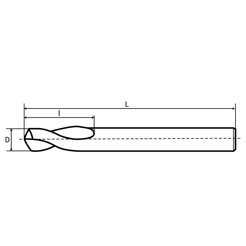 M35 Titanium Centring Drill