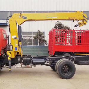 Wholesale 10t Standard Tonnage Straight Arm Small Lorry Mounted Crane from china suppliers