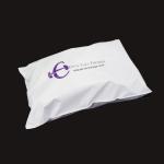 2.35 mi 19x24 purple print poly mailers, white shipping bag, polymailers,Mailing