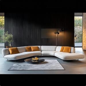 Wholesale Minimalist Living Room Sofa Italian Fashion Design For Relaxation And Comfort In Leisure from china suppliers