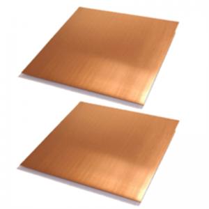 China Copper Cathode C12000 C11000 Customized Copper Plate/Sheet 99.9% thickness 3mm Brass  Copper Plate on sale