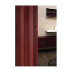 10mm Plastic Interior Sliding PVC Folding Door Surface Finished