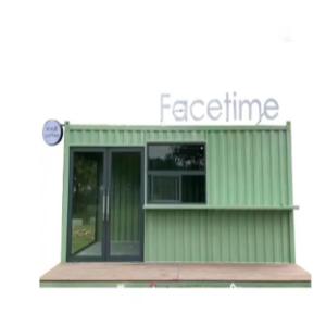 Wholesale Prefabricated Steel Sandwich Panel Container House For Coffee Shop Modern from china suppliers