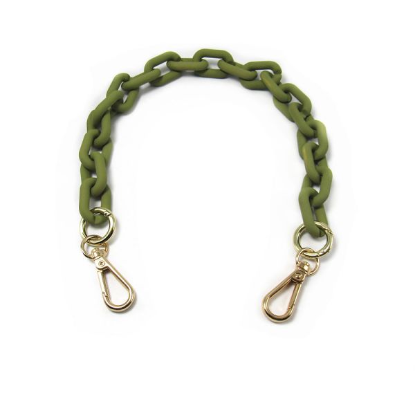 DIY Retro Matte Acrylic Candy Chain Bag Strap Crossbody Replacement Purse Decorative Handle Chain