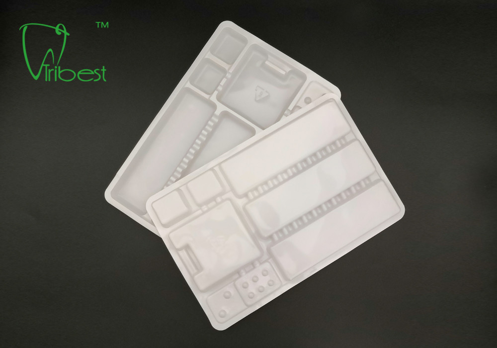White Electronics Packaging Disposable Plastic Tray