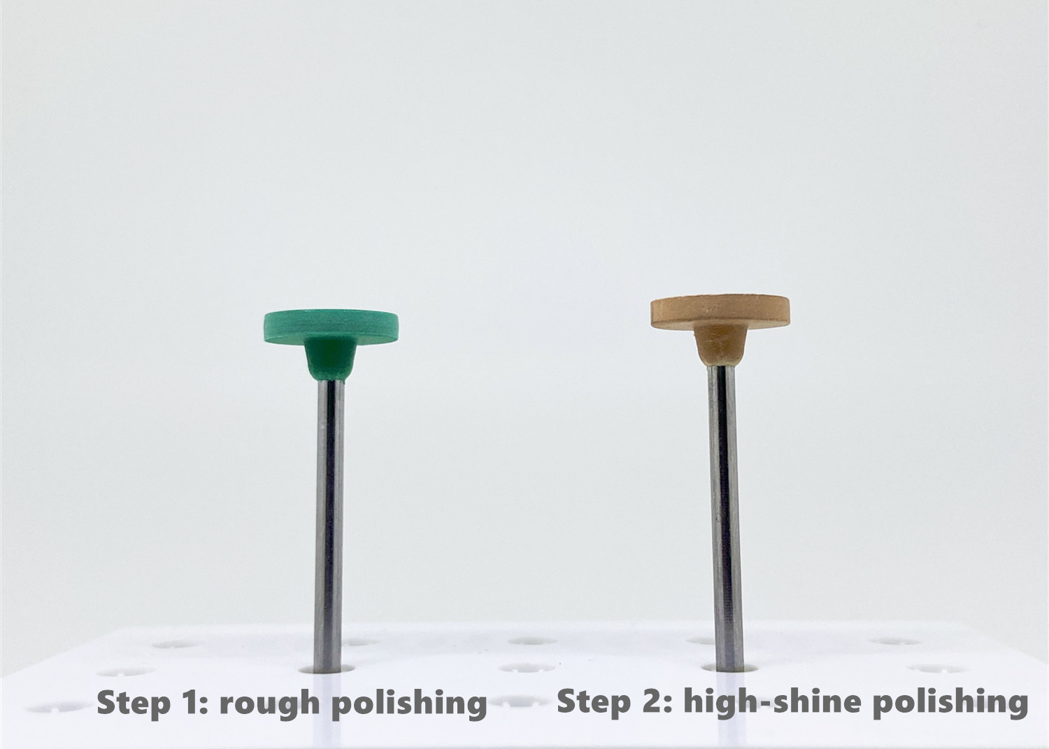 Sintered Zirconia Polishing Burs All Ceramics Rubber Polishing Wheels T shape