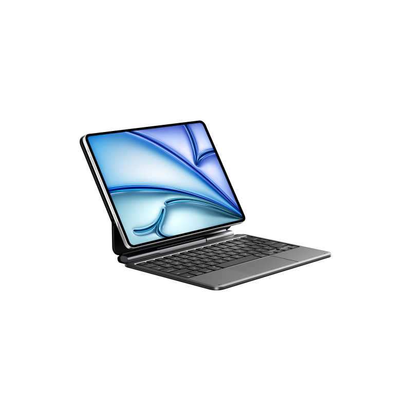 Smart Folio Magnetic Keyboard with Multi-Touch Trackpad Wireless Bluetooth Floating Stand for iPad Air 13 Pro 12.9 Inch