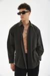 Couple′s Style Autumn and Winter Custom 280GSM Cotton Shirt Loose Hip Hop Large