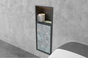 China Stainless Steel Recessed Wall Niche For Hotel Bathroom Inner Decoration on sale