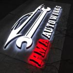 Led 3D Acrylic Logo outdoor Led Letter Backlit Electronic Signs
