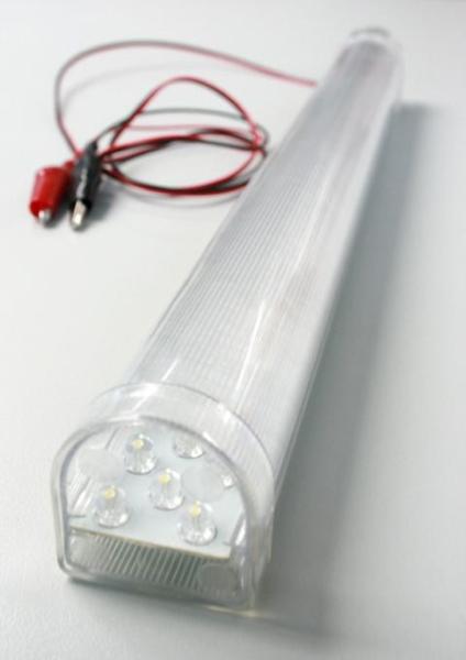 household Super bright T8 10W led tube light bulbs with 12V battery, clips CE