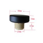 Factory wholesale Wooden Top Wine Bottle Synthetic Cork Stopper Cork Polymer