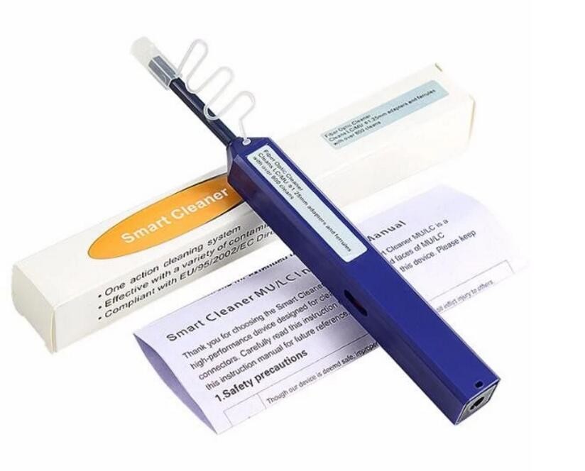 LC/MU 1.25mm Ferrule Fiber Optic Fast Connector One Click Fiber Optic Cleaning Pen