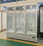 Vertical Refrigeration Equipment Beverage Sprite Freshness Cooler Showcase