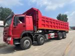 Used HOWO 8X4 Dump Tipper Truck 12 Tires 50 Tons Truck with Tubeless Tire Design