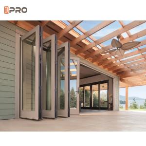 Wholesale Customized Heavy Duty 6063 Aluminum Folding Doors Thermal Break Bi Fold Door Patio Door from china suppliers